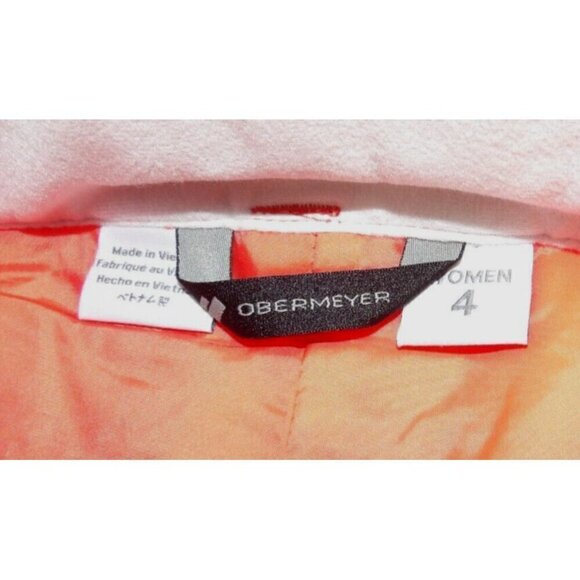 OBERMEYER Malta Pant Spritz red-ish orange snow ski pants women's size 4, NEW - Picture 8 of 9